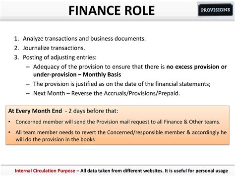 Provisions In Accounting Prepaid Expenses PPT