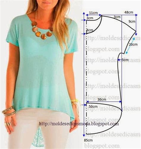 BLUSA FÁCIL DE FAZER 15 Moldes Dicas Moda