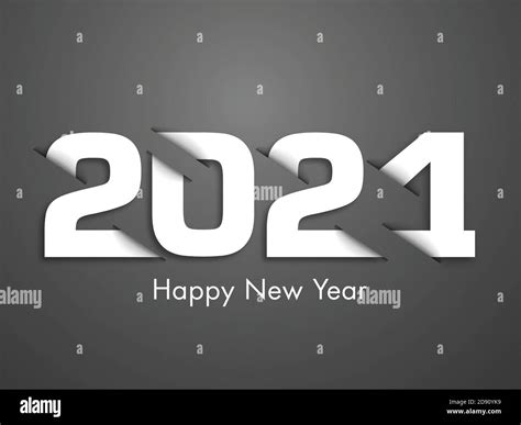 Happy New Year 2021 Text Design Vector Stock Vector Image And Art Alamy