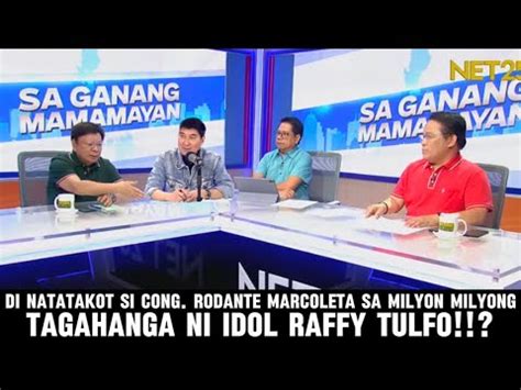 Cong Marcoleta May Mainit Na Banat Kay Raffy Tulfo Di Daw Sya Takot