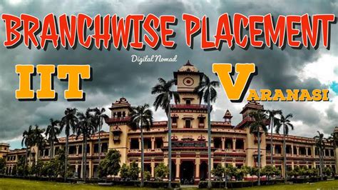 Branch Wise Placement Ctc Of Iit Varanasi Average Ctc Of Each Branch