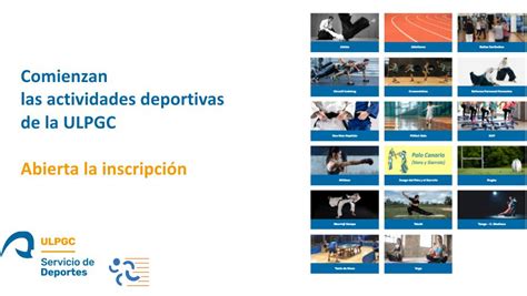 Comienzan las Actividades Deportivas de la ULPGC Abierta Inscripción