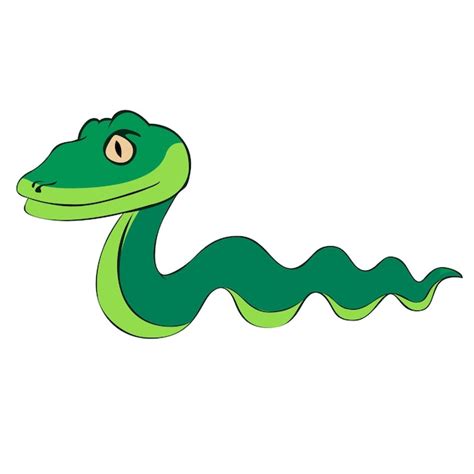 Ilustraci N De Serpiente Vector Premium