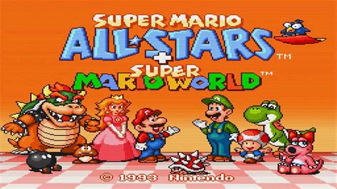 Super Mario All Stars And Super Mario Bros Snes Gameplay The