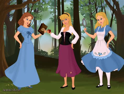 Wendy, Eilonwy, and Alice by CartoonNetworkgal on DeviantArt