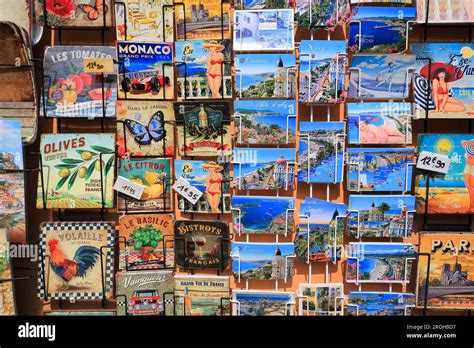 French Riviera Postcards For Sale Stock Photo Alamy