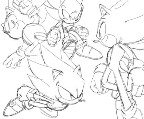 Pin By Xavier A On Sonic The Hedgehog How To Draw Sonic Sketches