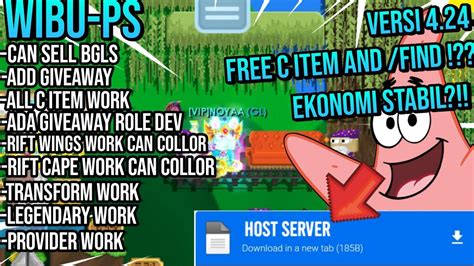 Newget Get Role Gtps Terbaru Growtopia Private Server