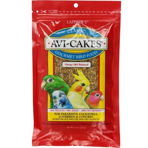 Lafeber S Avi Cakes Gourmet Bird Food For Parakeets Cockatiels