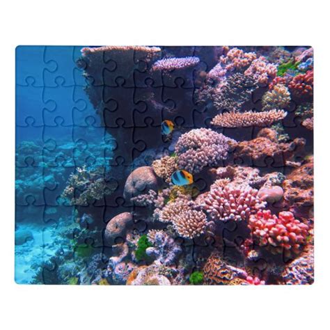 Colorful Tropical Coral Reef Jigsaw Puzzle