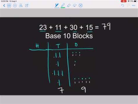 2 NBT 6 Adding Up To Four Two Digit Numbers YouTube