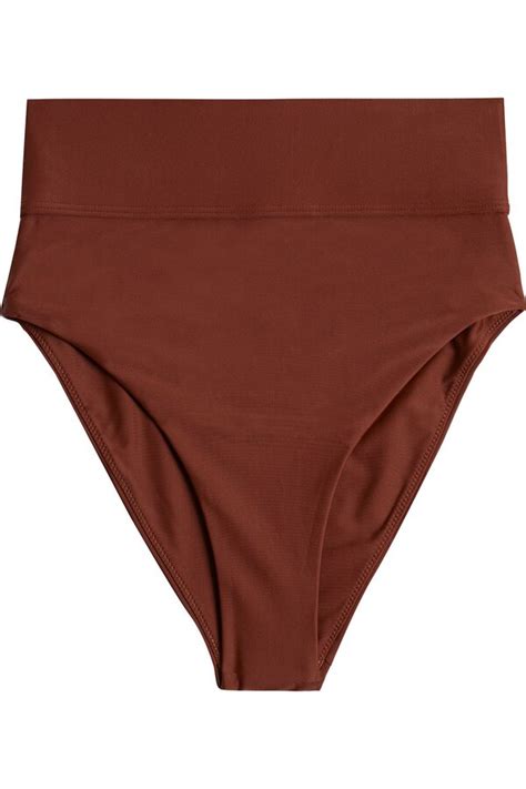 Buy Andrea Iyamah Kuwa High Rise Bikini Briefs Brown At Off