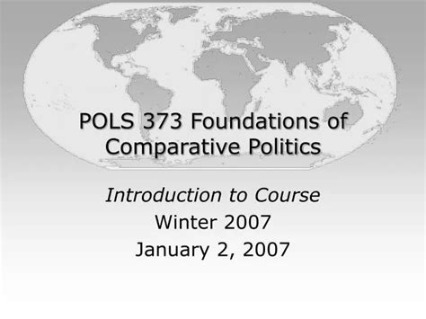 Ppt Pols Foundations Of Comparative Politics Powerpoint