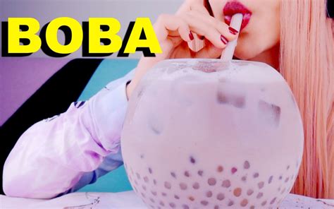 Crunchy Asmr 咀嚼音 Boba Bubble Tea Sticky Eating Sounds 扒饭是一种态度 About