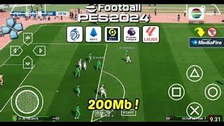 Efootball Pes 2024 Ppsspp Mod Euro 2024 Copa America Full Update Liga