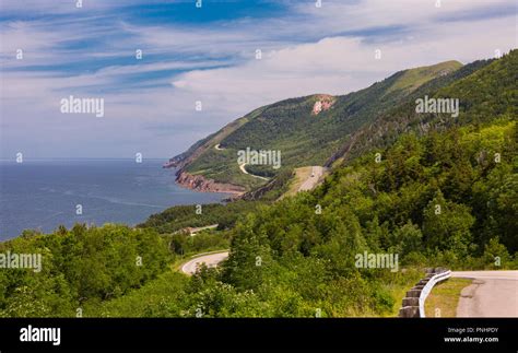 CAPE BRETON NOVA SCOTIA CANADA Cabot Trail Scenic Highway And Coast