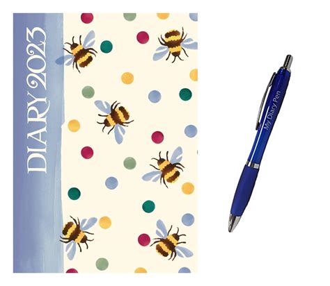 Emma Bridgewater Polka Dot Bee A6 Diary 2023 Exclusive Limited