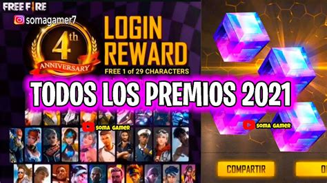 RECLAMA PREMIOS RECOMPENSAS 4TO ANIVERSARIO DE FREE FIRE Cubo Magico