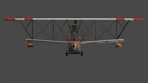 Lohner Ww1 Seaplane 3d Model Turbosquid 2072791