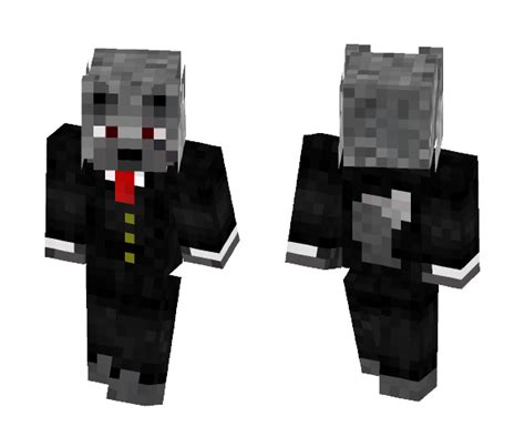 Install Wolf In A Suit Original Skin For Free Superminecraftskins