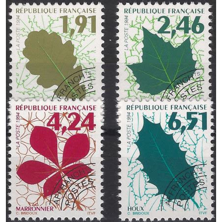 Feuilles D Arbres Timbres Pr Oblit R S N S Rie Neuf