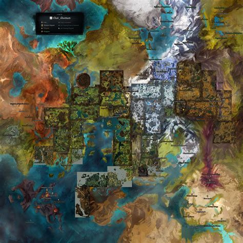 GW1 map overlaid on GW2's : Guildwars2