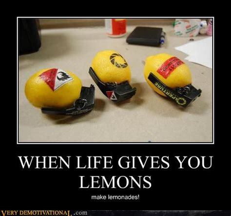 When Life Gives You Lemons Very Demotivational Demotivational