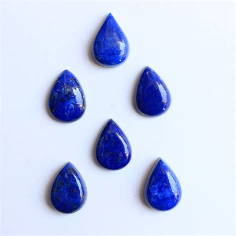 Lapis Lazuli Natural Gemstone Cabochon Flat Back Lapis Etsy