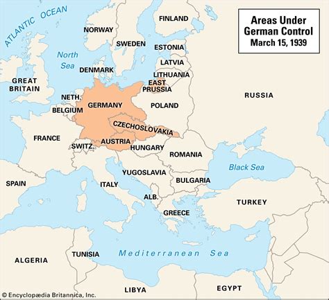 Third Reich Annexations Expansion Hitler Britannica