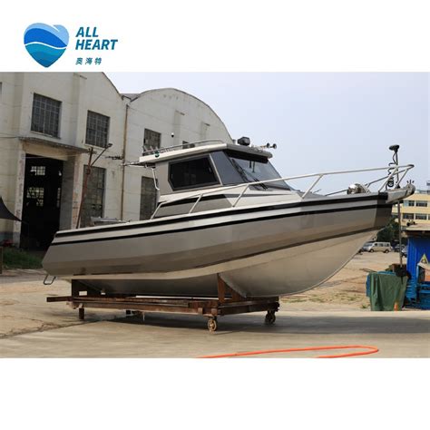 2023 New 7 5m 25FT Aluminum Cabin Boat Fishing Boats For Sale