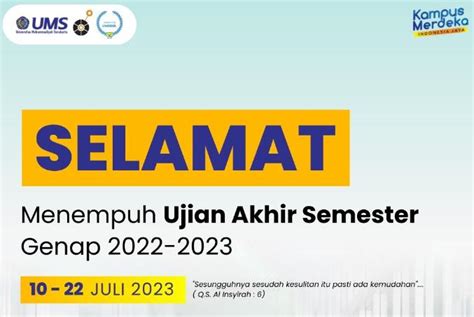 Ujian Akhir Semester Genap 2022 2023 Teknik Elektro UMS