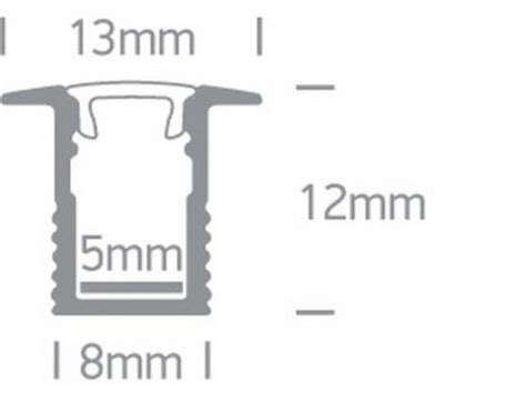 Profil Led Incastrat Slim 5mm Mobila Gresie Faianta