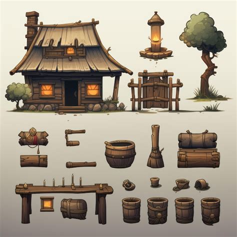 Premium Photo Stylized Building