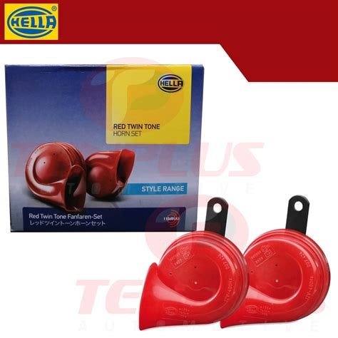 Hella Red Twin Tone Horn Tenplus Auto Supply