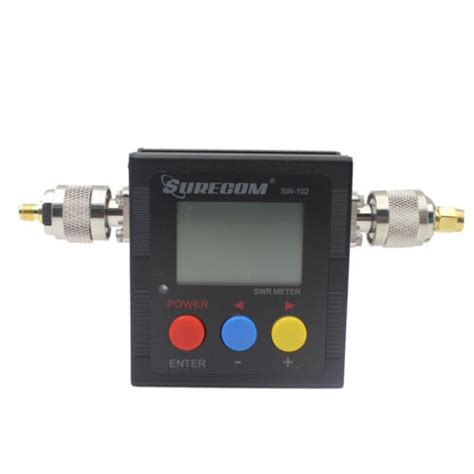 Surecom Sw 102 125 525 Mhz Digital Vhfuhf Powerand Swr Meter With Four