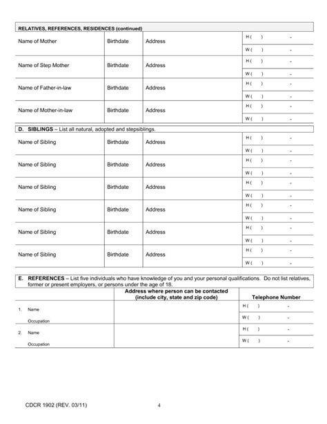 Cdcr Print Phs Form Fill Out Printable Pdf Forms Online