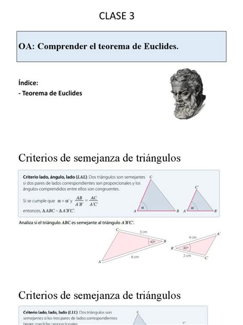 C3 Teorema De Euclides Pdf