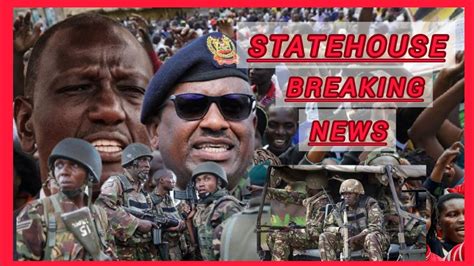 Breaking News Protestors Storms Statehouse As Ig Koome Quickly Deploys