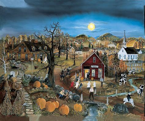 Grandma Moses Painting By Fatima Khettab Fine Art America