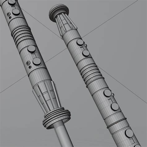 Darth Mauls Lightsaber 3d Model I Made Rstarwars
