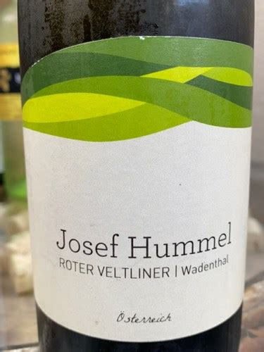 Josef Hummel Roter Veltliner Wadenthal Vivino Australia