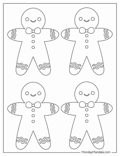 48 Gingerbread Man Templates Free Pdf Printables