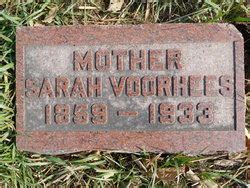 Sarah Louise Gee Voorhees 1859 1933 Mémorial Find a Grave