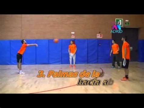 Gestos técnicos Pase de pecho en Baloncesto YouTube