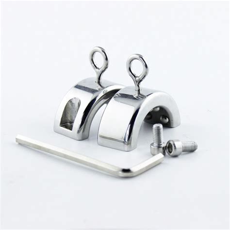 Ball Stretcher Weights For CBT Zinc Alloy Size Adult BDSM Sex Games Scrotum Stretching Bondage