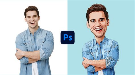 How To Turn Photos Into CARTOON PORTRAIT In Photoshop YouTube