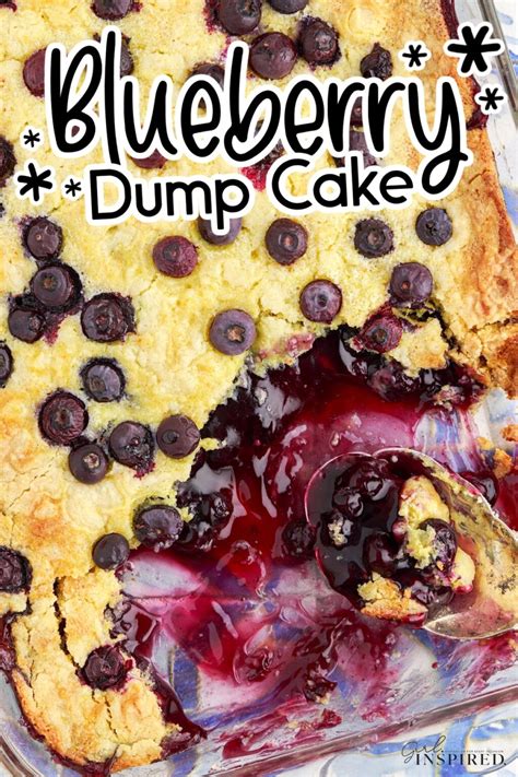 Blueberry Dump Cake Girl Inspired