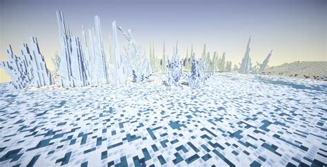 Ice Spikes Biome Or Fortress Of Solitude Rminecraft
