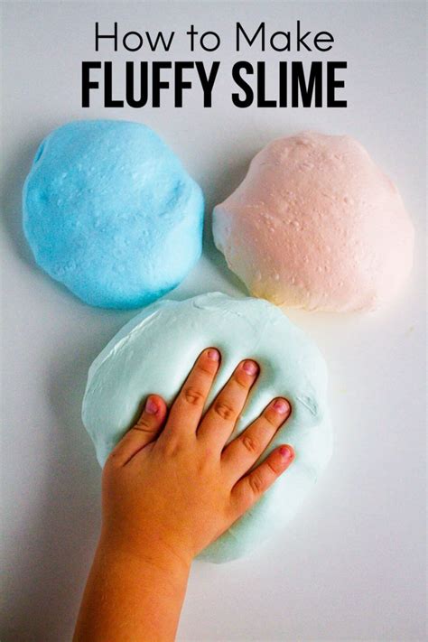 Fluffy Slime Recipe - Thirty Handmade Days - Shaving Cream Slime