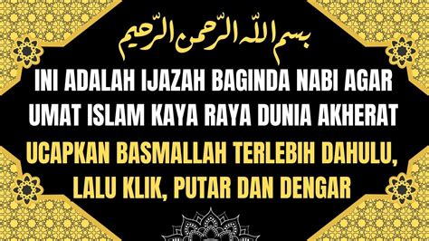 ISLAMIC TIPS RESEP KAYA RAYA DUNIA AKHERAT REZEKI DATANG DARI SEMUA